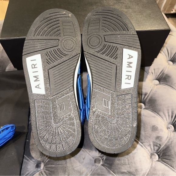 New Size 43 Amiri Skeleton Bone High-Top Sneakers - Picture 7 of 10